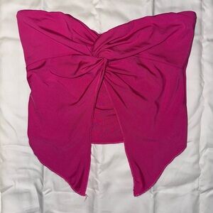 Chic Pink Strapless Top